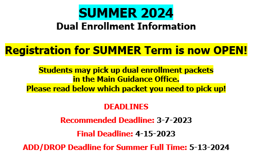 Dual Enrollment at St. Johns River State College (SJRSC) – Guidance